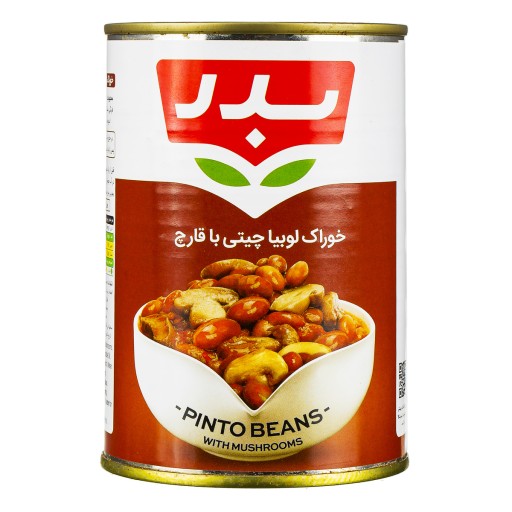  عکس کنسرو لوبیا چیتی با قارچ بدر
